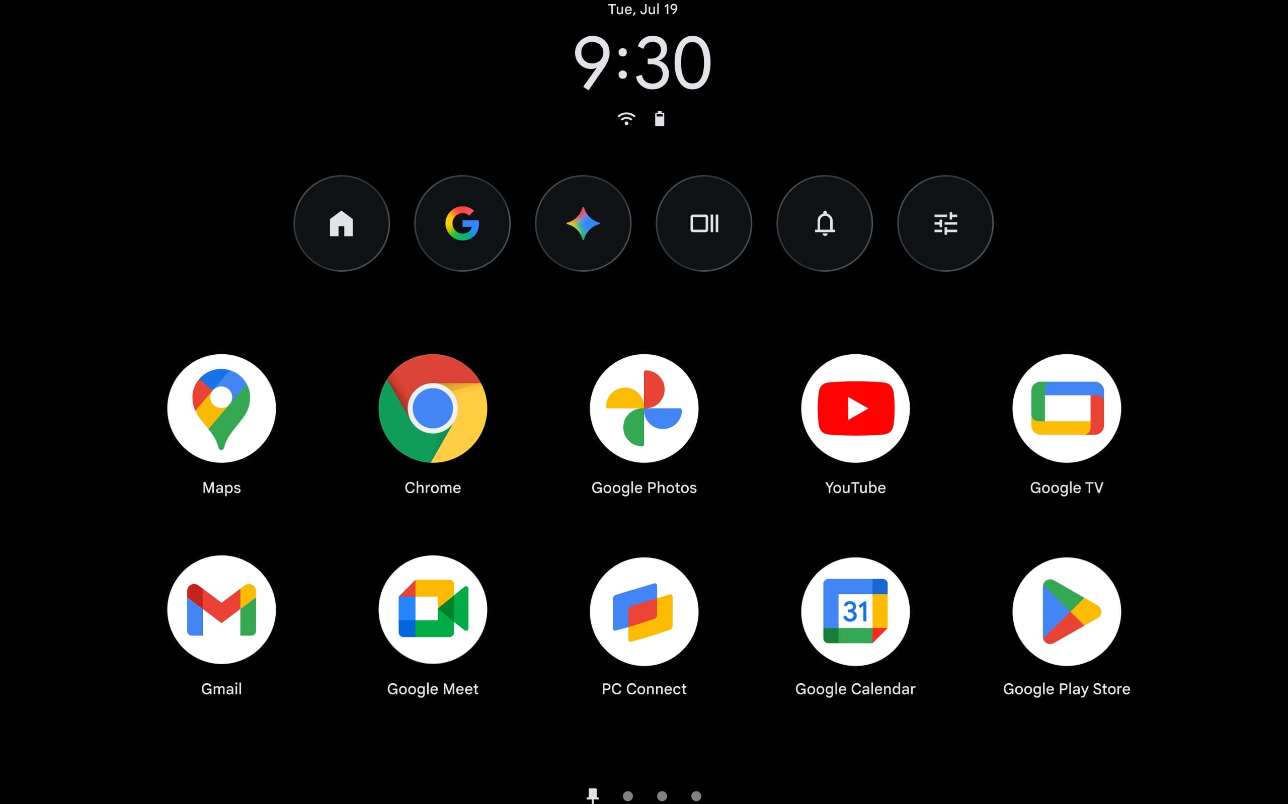 XREAL AURA app launcher
